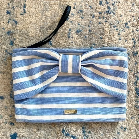 Kate Spade striped wristlet - Picture 1 of 5